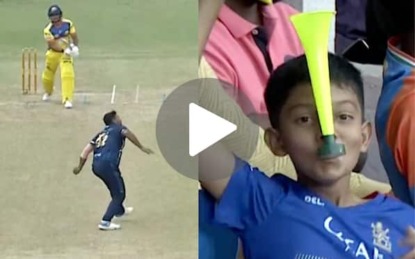 [Watch] Young RCB Fan Celebrates As Karun Nair Fails In Maharaja Trophy 2024 Clash